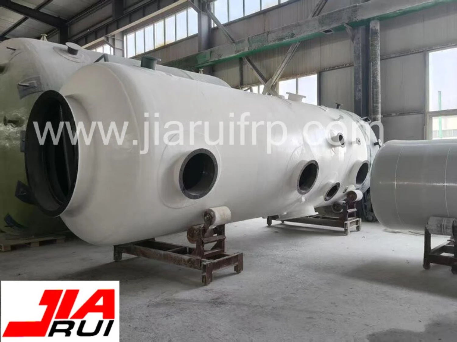 Dual laminate GRP tower Dual laminate GRP tower