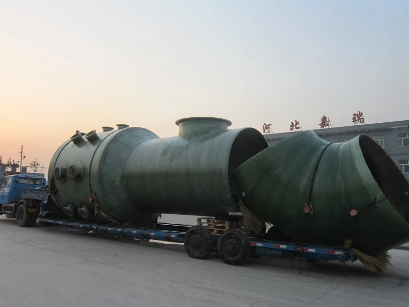 FRP tower ready for shipment FRP tower ready for shipment